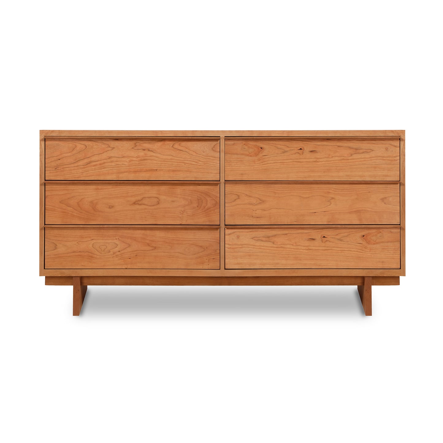 Townsend Kipling Asymmetrical 6-Drawer Dresser by Vermont Furniture Designs featuring modern design, American craftsmanship, and ample storage.