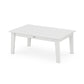 POLYWOOD Lakeside 23" x 36" coffee table in durable, weather-resistant materials.