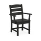 Close-up of the discontinued POLYWOOD Lakeside Dining Arm Chair, showcasing its stylish, durable design and quality craftsmanship.