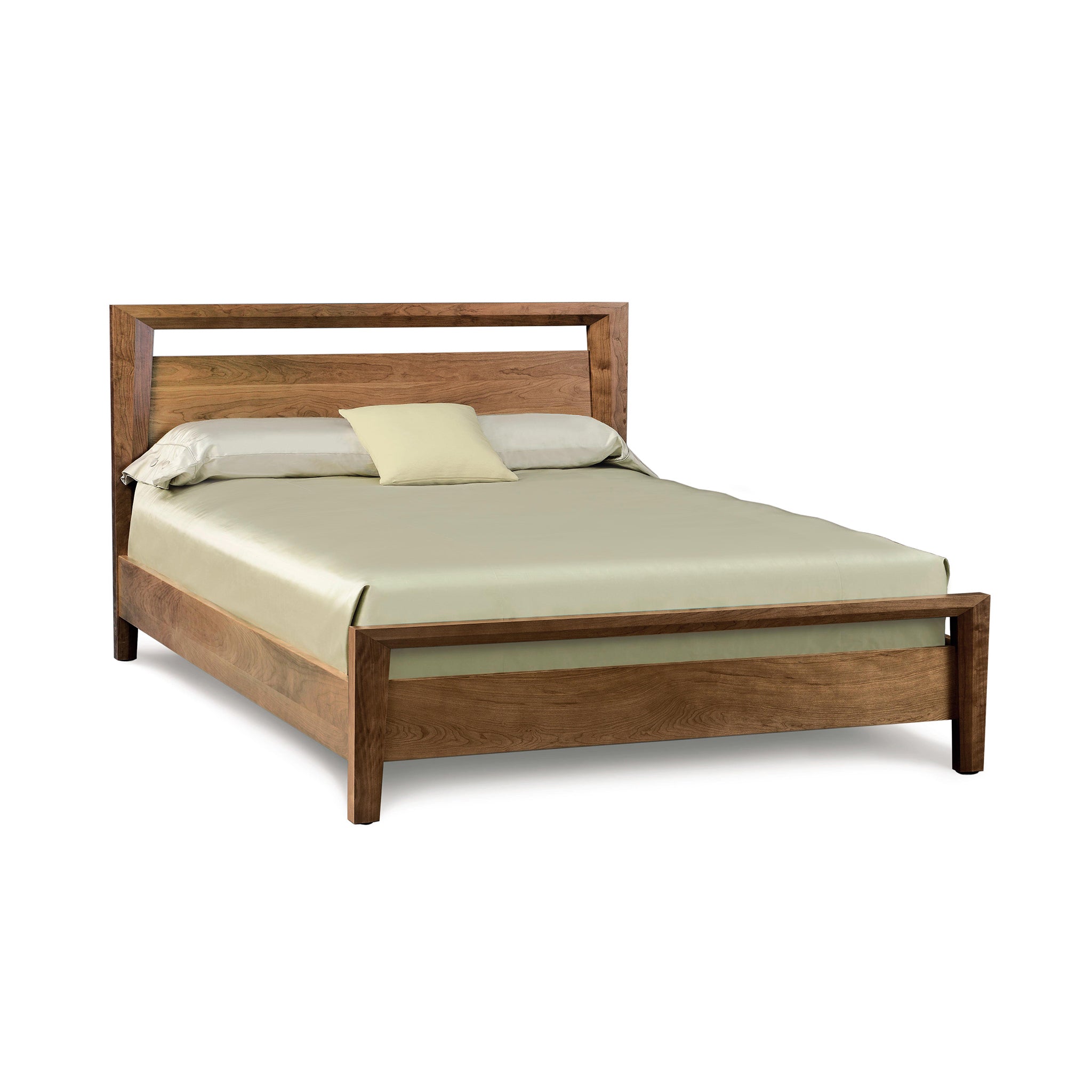 Mansfield Walnut Platform Bed