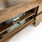 Copeland Furniture Moduluxe Media Cabinet features modern open shelves and expert craftsmanship, showcasing quality American made wood furniture.