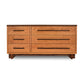 Modern American 6-Drawer Dresser #2 by Vermont Furniture Designs crafted from solid wood with simple handles, showcasing quality American craftsmanship.
