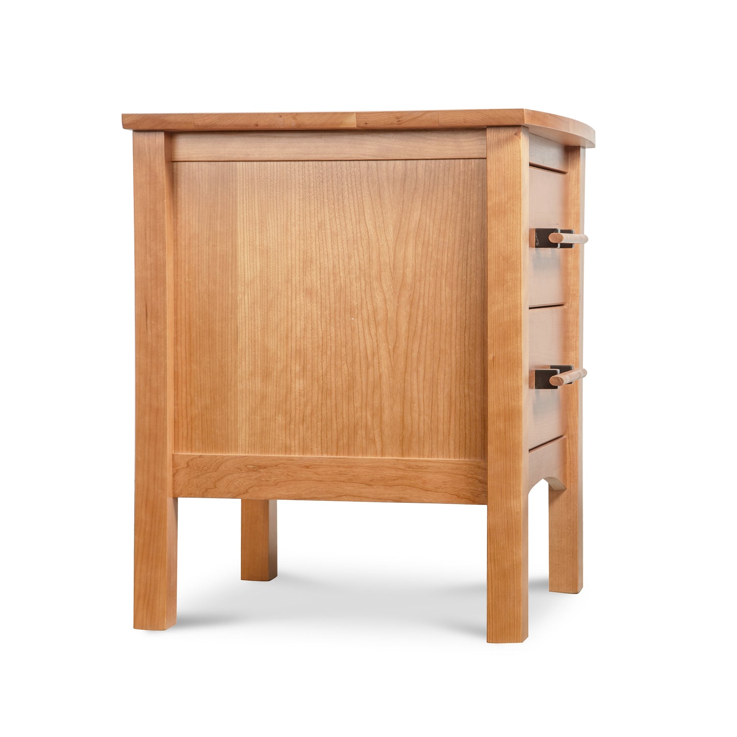 Copeland Monterey 2-Drawer Nightstand floor model featuring quality American craftsmanship and sleek, modern design.