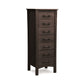 Monterey 7-Drawer Lingerie Chest by Copeland Furniture, crafted from cherry wood with individual handles and sleek four-leg design.