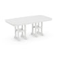 POLYWOOD Nautical rectangular table, elegant and sustainable outdoor dining furniture.