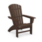 POLYWOOD Nautical Curveback Adirondack Chair featuring a slatted back, wide armrests, and curved legs for eco-friendly outdoor relaxation.