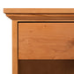 Lyndon Furniture New England Shaker 1-Drawer Enclosed Shelf Nightstand featuring a natural wood grain finish and classic Shaker craftsmanship.