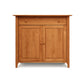 Copeland Furniture Sarah 1-Drawer, 2-Door Buffet in solid wood with natural finish, showcasing sleek design and fine craftsmanship.