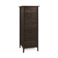 Copeland Furniture Sarah 7-Drawer Lingerie Chest in cherry wood with Shaker design and small round knobs.