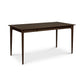Sarah Large Desk by Copeland Furniture with four tapered legs, showcasing modern, American-made craftsmanship and elegant design.
