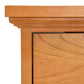 Lyndon Furniture Shaker 2-Drawer Vertical File Cabinet in rich cherry wood with detailed grain and classic Shaker molding.