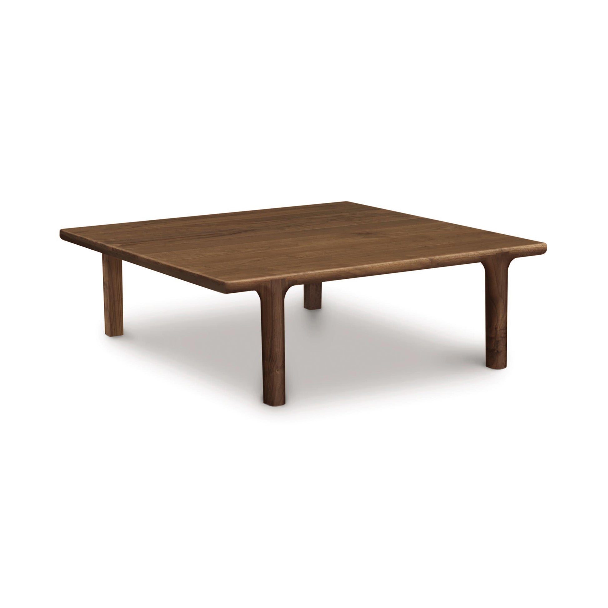 Sierra Square Coffee Table by Copeland Furniture crafted from hand-finished North American hardwood with rounded edges and four sturdy legs.