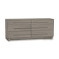 Copeland Furniture Sloane 6-Drawer Dresser made from sustainable wood with sleek modern design.