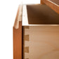 Sutton 1-Drawer Enclosed Shelf Nightstand by Lyndon Furniture, featuring solid wood construction and detailed dovetail joinery.
