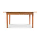 Vermont Shaker Rectangular Extension Dining Table by Maple Corner Woodworks, crafted in solid hardwood with classic lines and expert American craftsmanship.