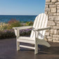 White POLYWOOD Vineyard Adirondack Chair.