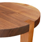 Cherry & Walnut Artisan End Table by Mike Messer, highlighting rich wood grain and fine joinery details.