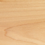Close-up of the Special Order (Mashburn) Vermont Furniture Designs wood sample, showing smooth, light wood grain perfect for handcrafted hardwood furniture.